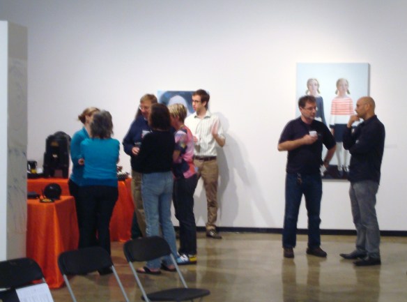 Workshop leaders and artists were able to share stories and discuss their work.