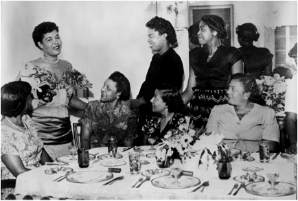 Billie Holiday at Georgette’s Tea Room circa 1950, courtesy of HistoryMiami.