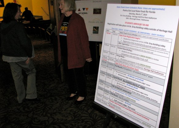 As this schedule of events shows, students had a full day.